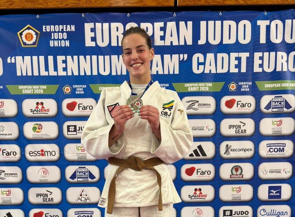 Judô gaúcho fatura prata e bronzes na Copa Europeia de Faro