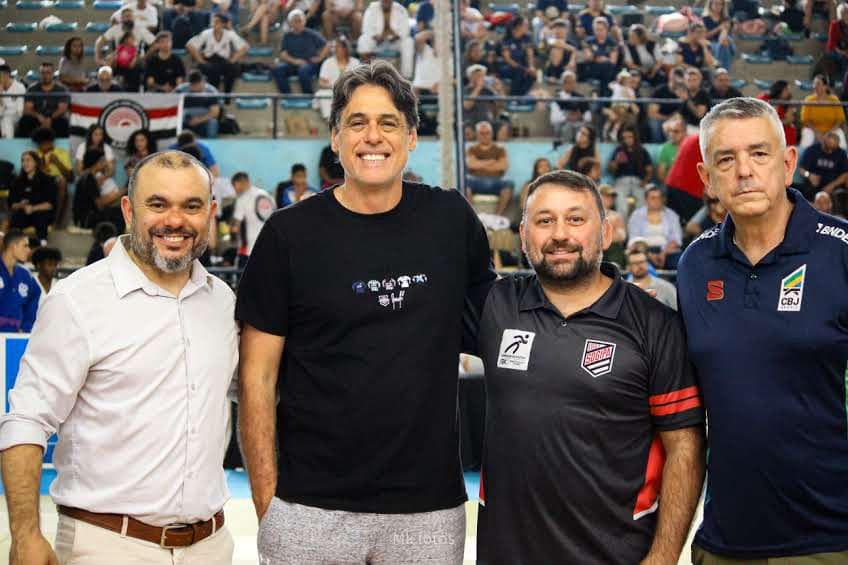 Parceiro do judô gaúcho, Danrlei prestigia Citadino