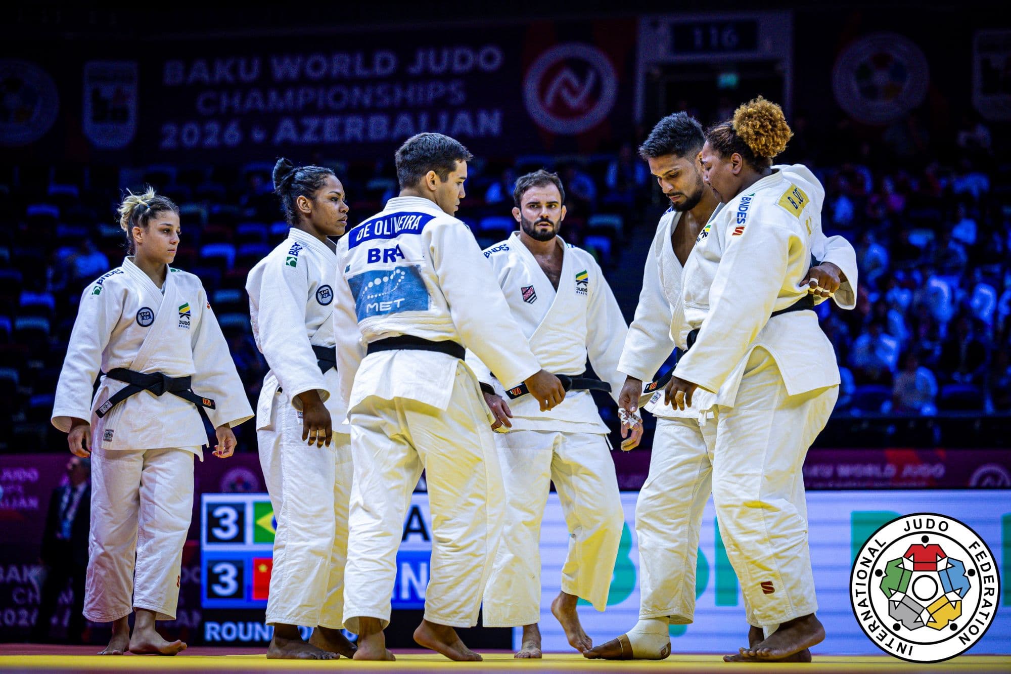 Brasil se despede do Campeonato Mundial de Baku
